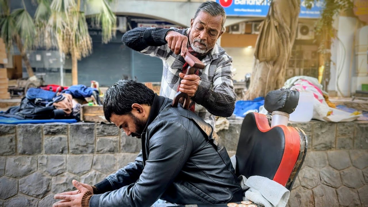 ASMR STRESS Disappears Head Massage by Waris Barber  l Indian Head Massage