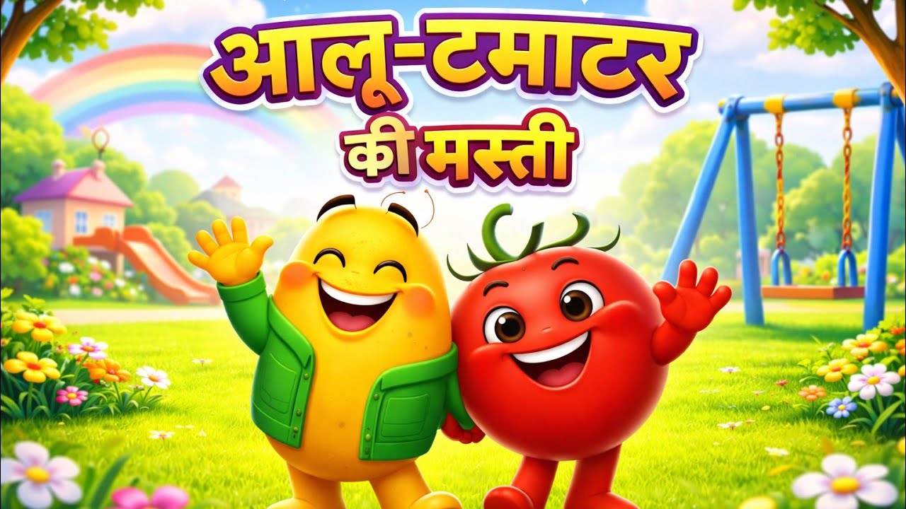 Aloo & Tamatar Fun Song | Hindi Cartoon for Kids | Masti Time