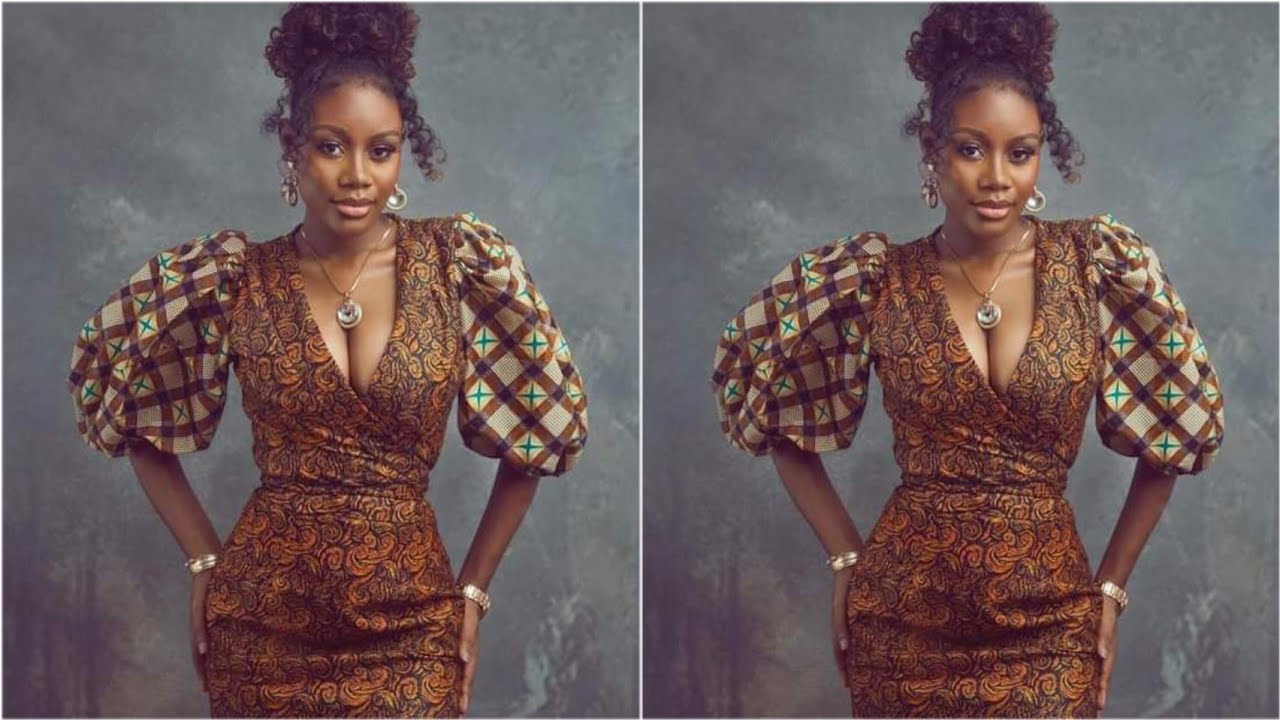 How to make a pencil dress with a Wrap Neckline design || cutting & stitching ||