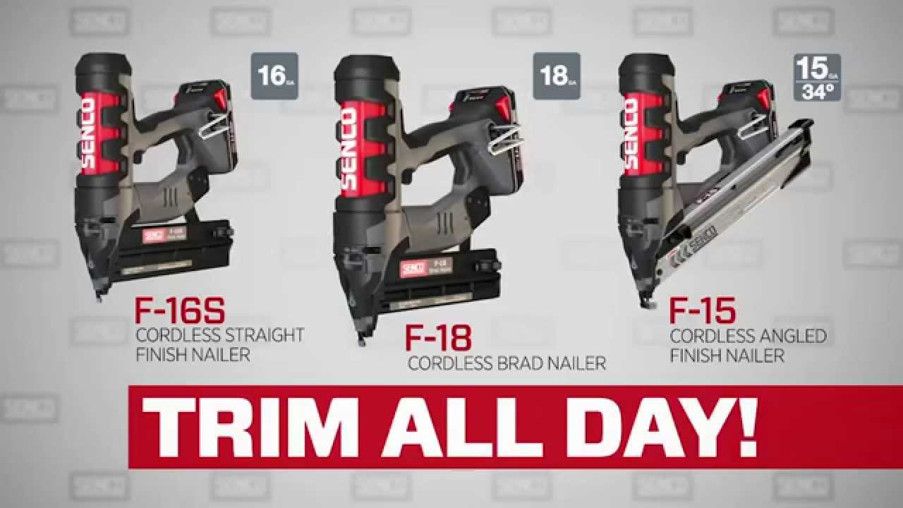 SENCO Fusion Cordless Pneumatic Nailers