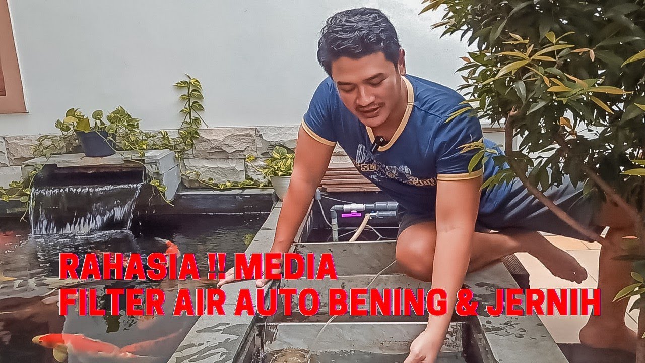 JADI TUKANG KOLAM !!!   SUSUNAN MEDIA FILTER  KOLAM KOI AGAR AIR  SEBENING KRISTAL