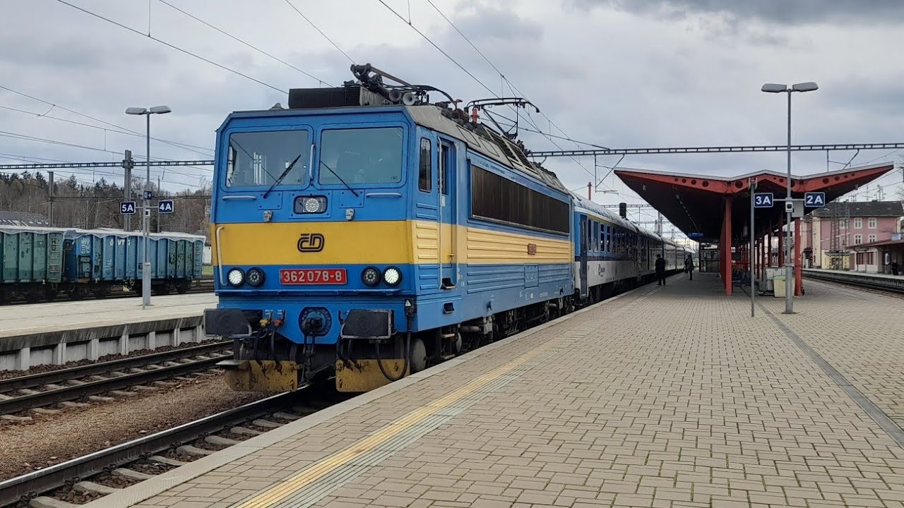 Vlaky Veselí nad Lužnicí (Vlakomen, 27. 11. 2023)