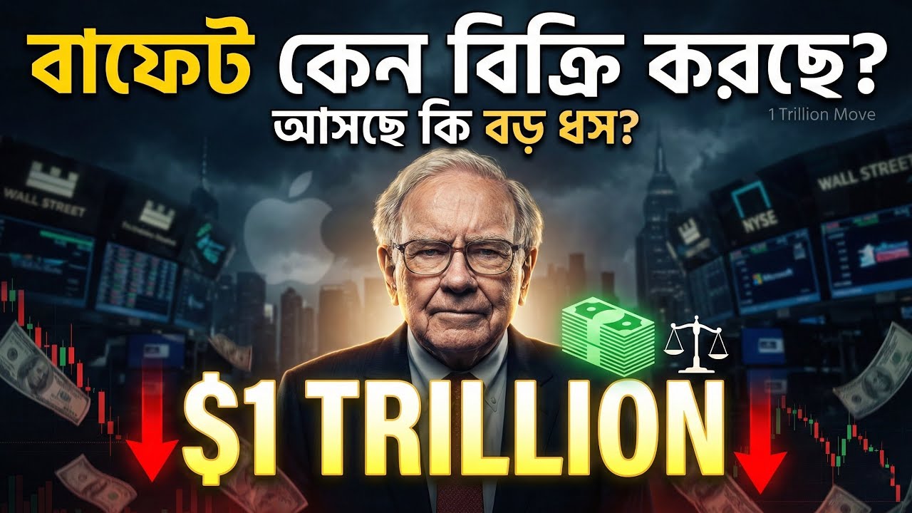 ওয়ারেন বাফেটের ১ ট্রিলিয়ন ডলারের স্টক বিক্রির রহস্য | Why Warren Buffett is Selling Stocks?