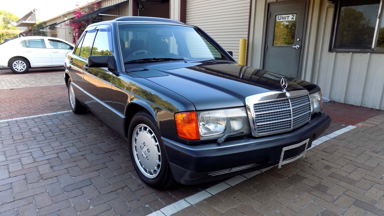 1990 MERCEDES BENZ 190E LOW MILES RARE CONDITION CLASSIC COLLECTIBLE CAR