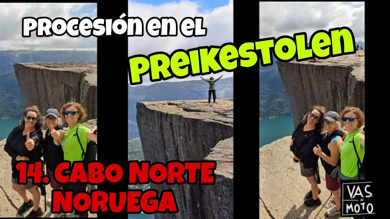  14. CABO NORTE NORUEGA 2024. Preikestolen, lluvia , Stavanger, panorámicas, + lluvia