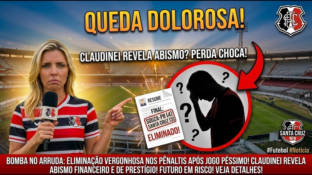 🚨 URGENTE! SANTA CRUZ: CLAURDINEI REVELA ABISMO? PERDA CHOCA!