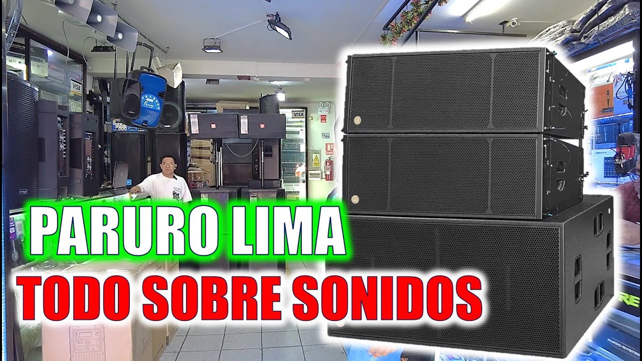 Cotizamos equipos de sonido en JIRON PARURO LIMA.