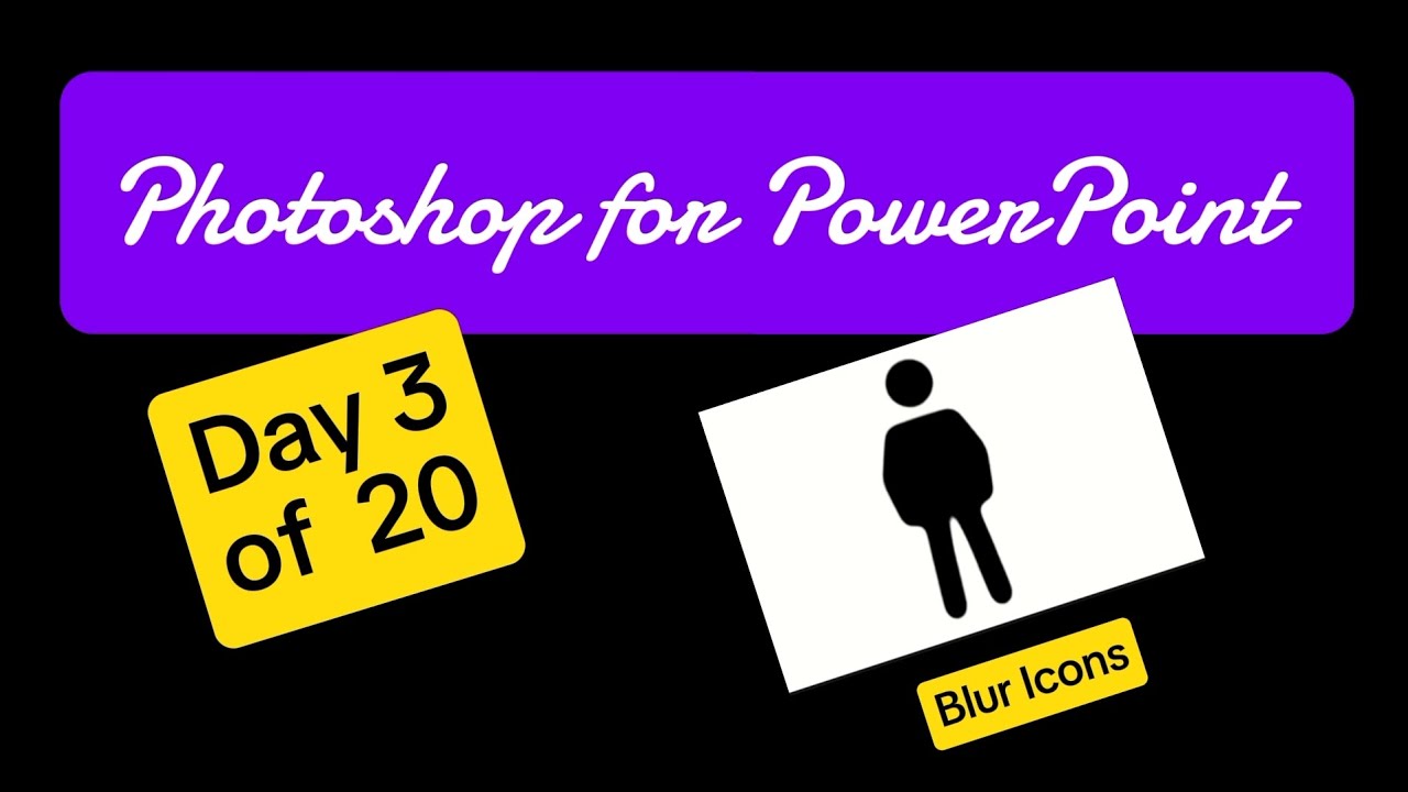 Photoshop for PowerPoint &ndash; Day 3 of 20: Clean Up Blurry Icons