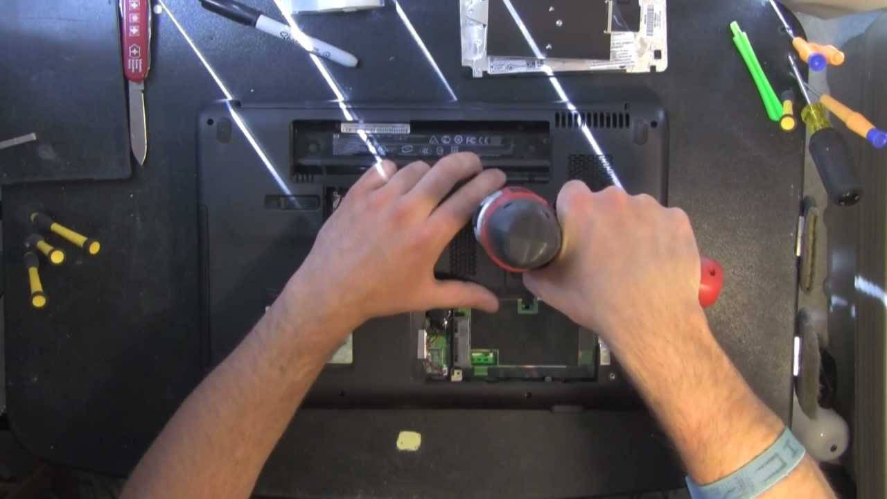HP G60 take apart video, disassemble, how to open disassembly