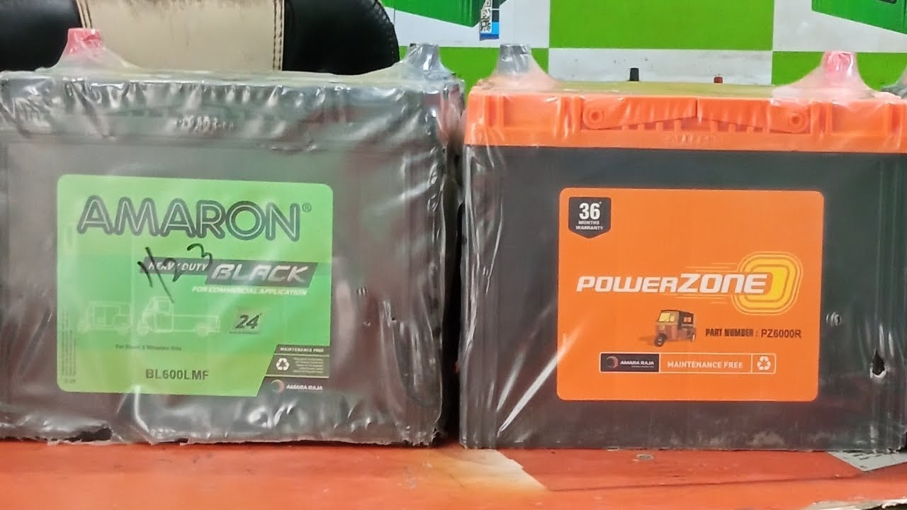 AMARON , POWER ZONE 60AH किसी भी थ्री व्हीलर , बुलोरो, और पिकअप के लिए बेस्ट  #amaron #powerZONE