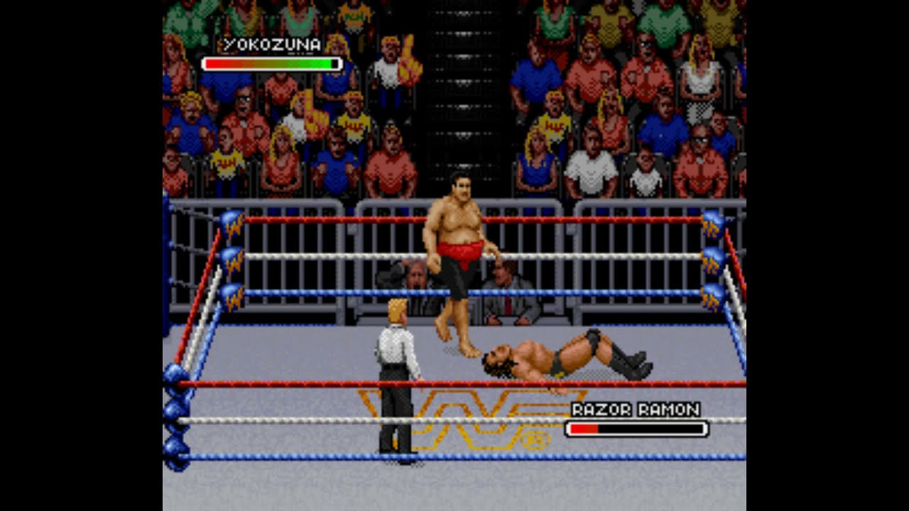 WWF Royal Rumble (SNES) - Every Finisher / Special Move