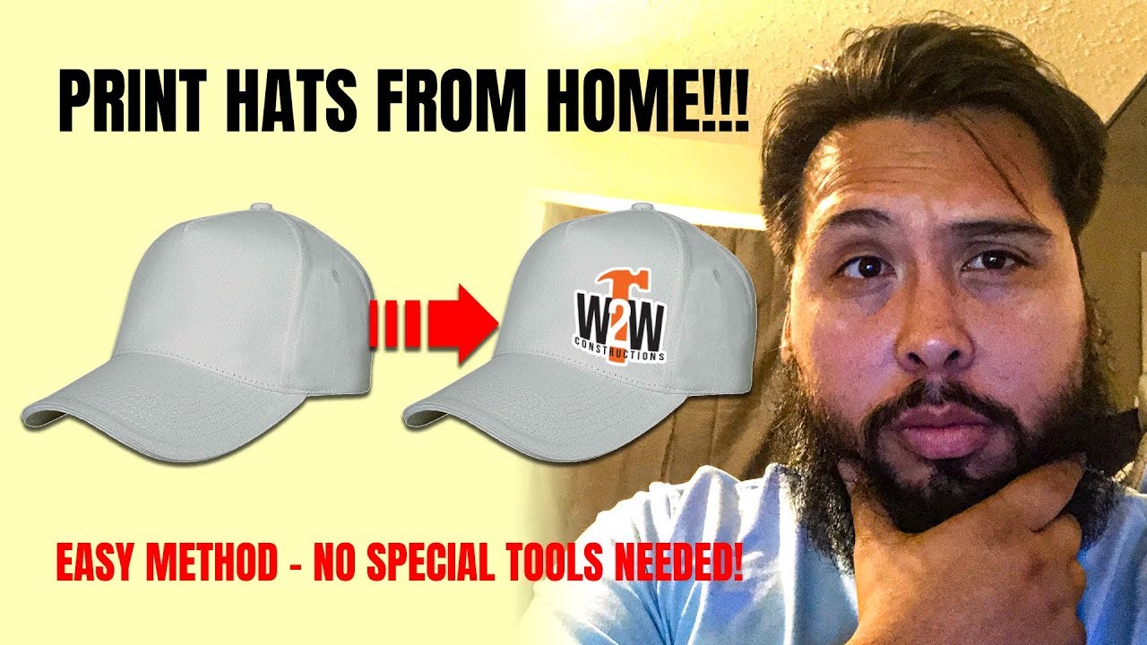 Best way to print on a hat from home with an inkjet printer