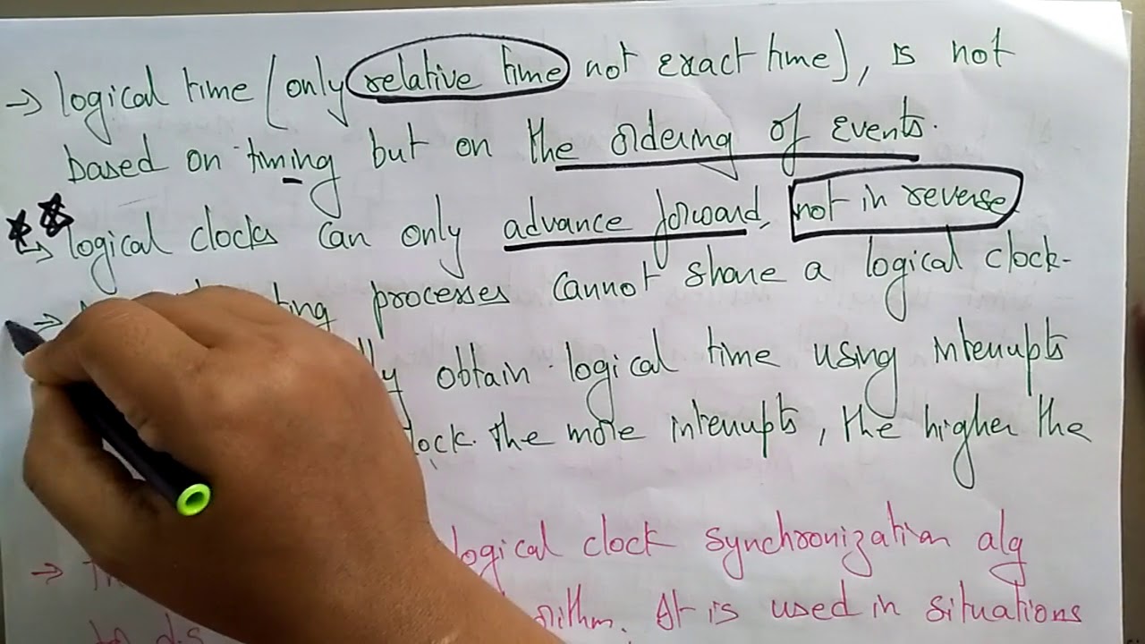 Logical Clocks | Distributed Systems | Lec-55 | Bhanu Priya