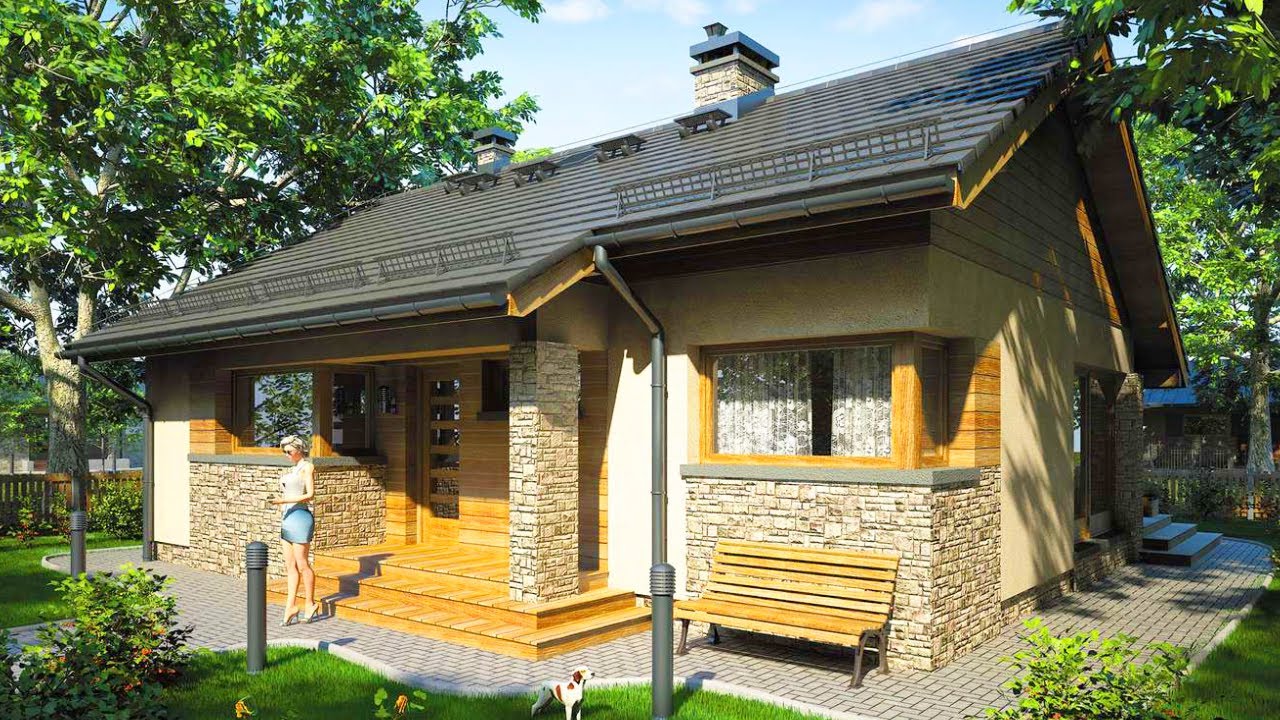 World's Most Beautiful and Cheap RICARDO XI One-storey House with A Classic and Gable Roof