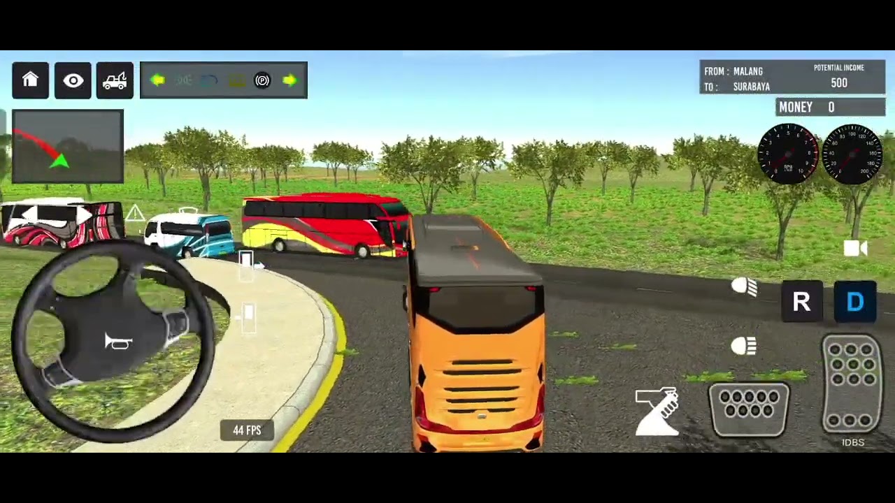 🔥 Bus simulator Indonesia || new euro coach bus simulator || #games #gameplay #bussimulatorindonesia