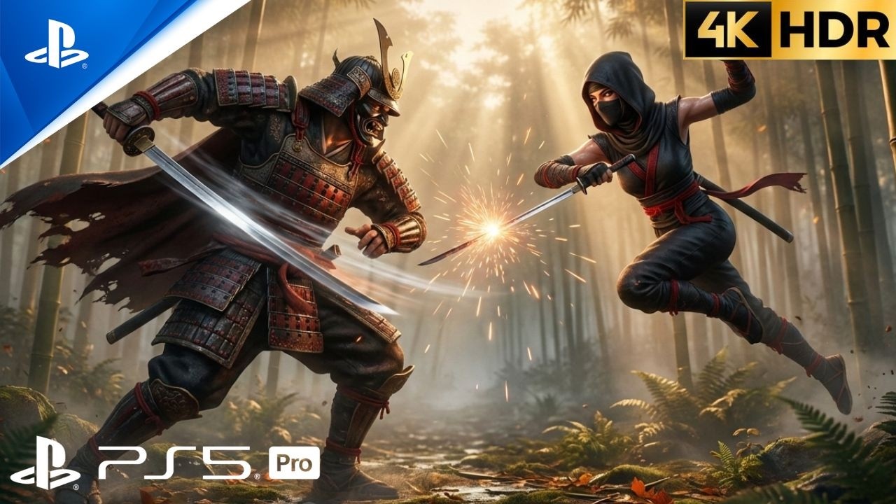 NINJA VS SAMURAI Most Brutal LIVING - (PS5 PRO) | Realistic ULTRA MAX Graphics [4K 60FPS]