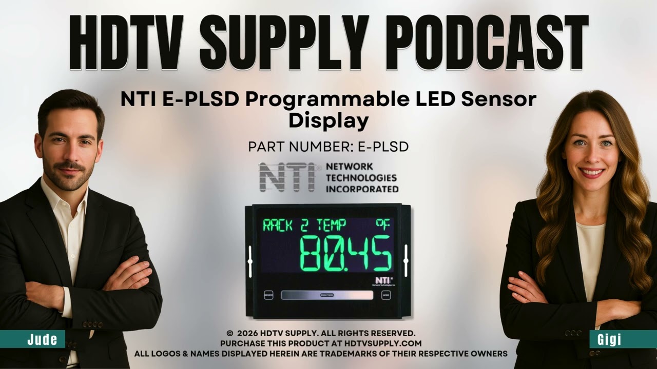 NTI E-PLSD Programmable LED Sensor Display