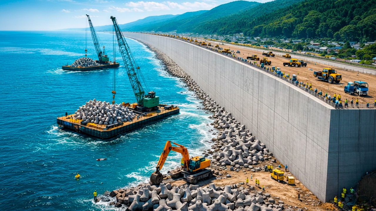 Come Il Giappone Ha Costruito Un Muro Anti Tsunami Di 400 Km Che Il Mondo Ignora