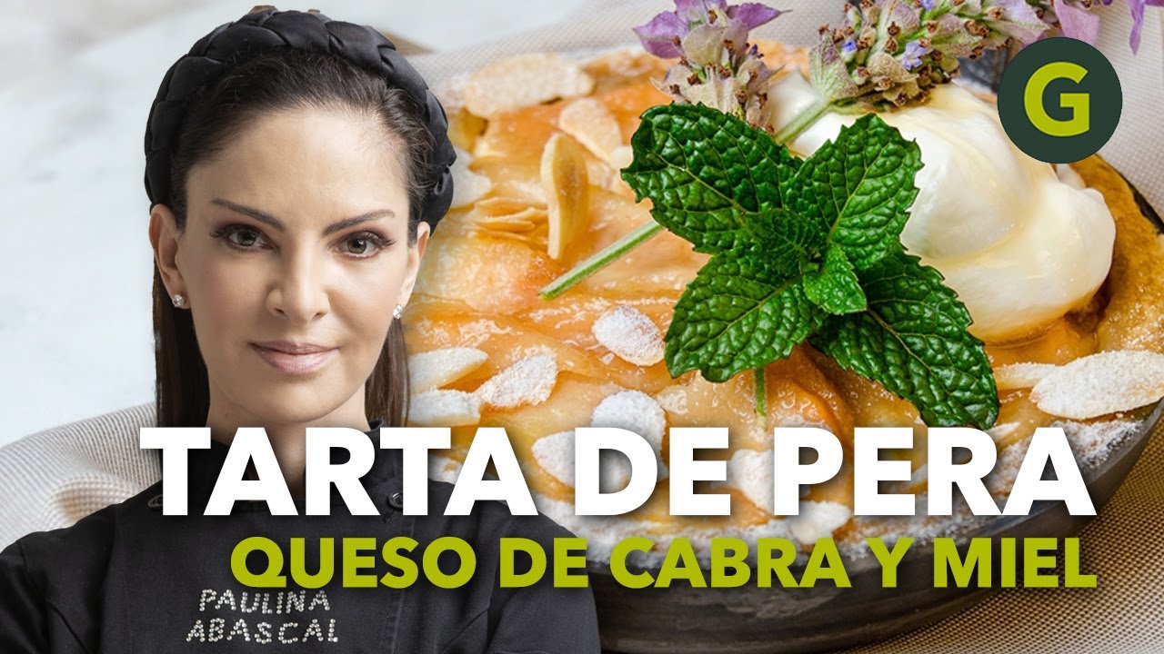TARTA de PERA 🍐 con QUESO de CABRA y MIEL: PASTELERÍA NATURAL | El Gourmet