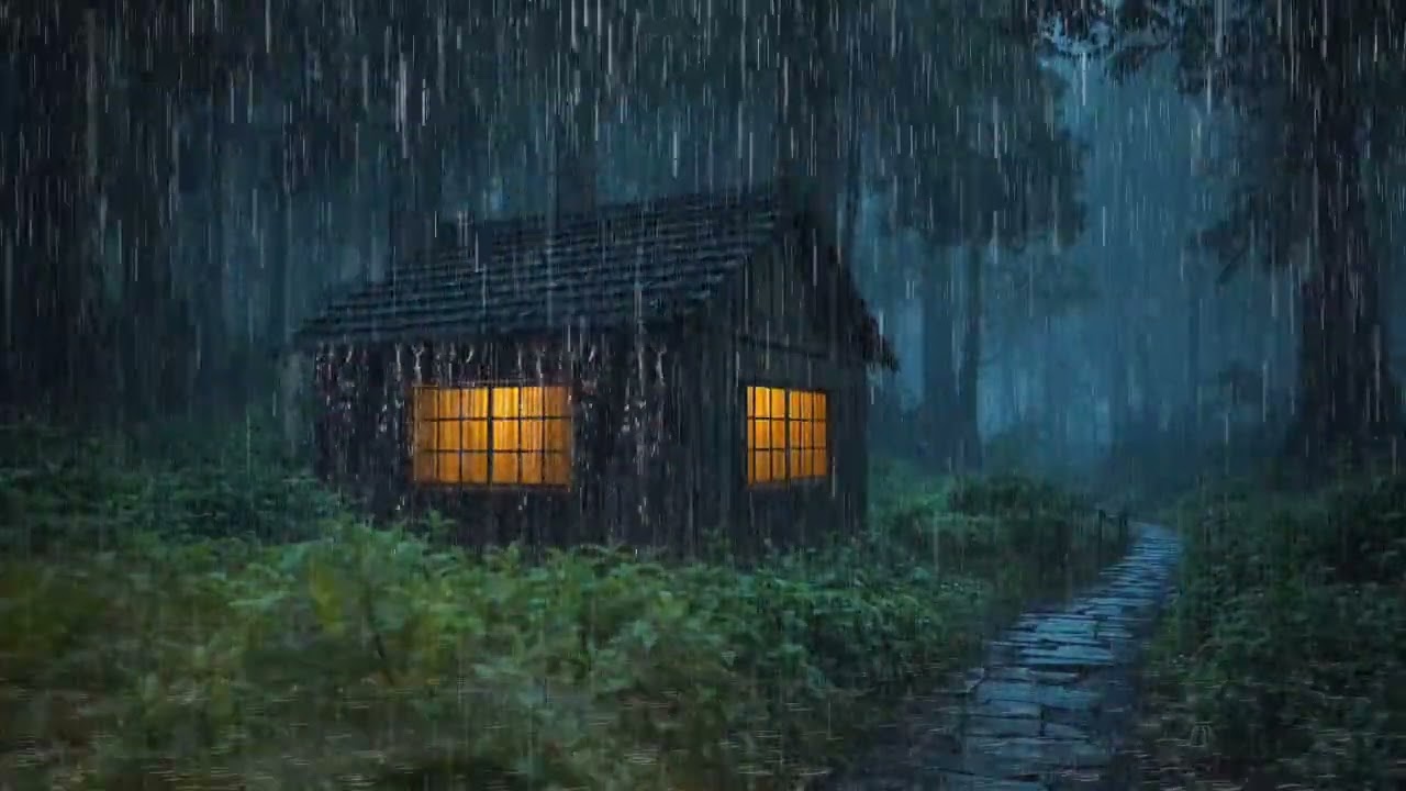 ASMR Stormy Rain Sleep | Heavy Rainstorm Sounds for Deep Relaxation and Peaceful Sleep
