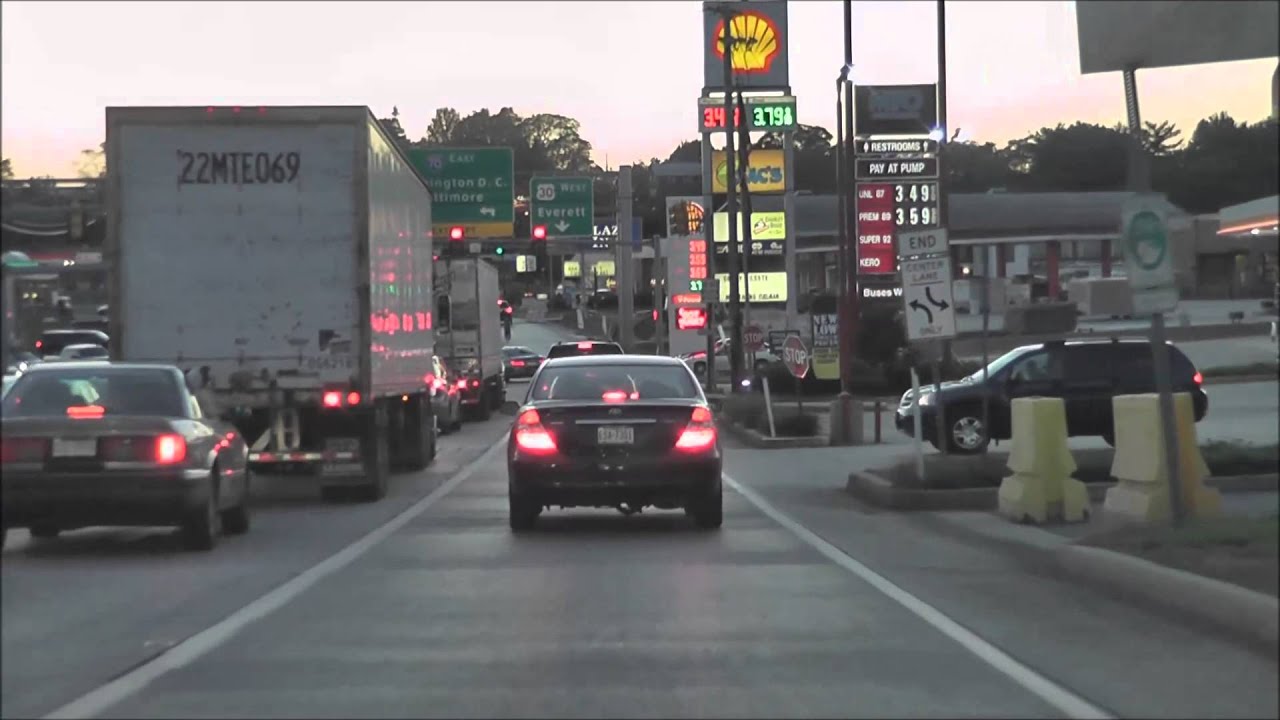 US 30/Lincoln Highway Through Breezewood