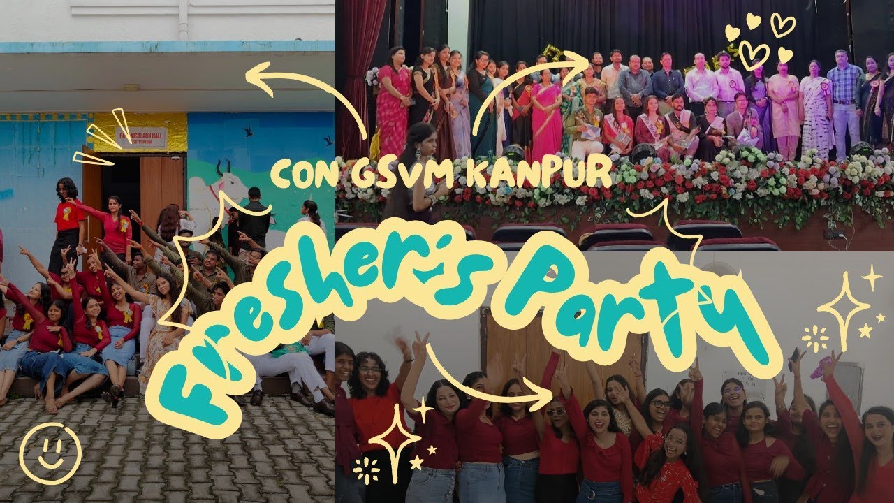 Fresher party2k25 CON GSVM MEDICAL COLLEGE KANPUR 