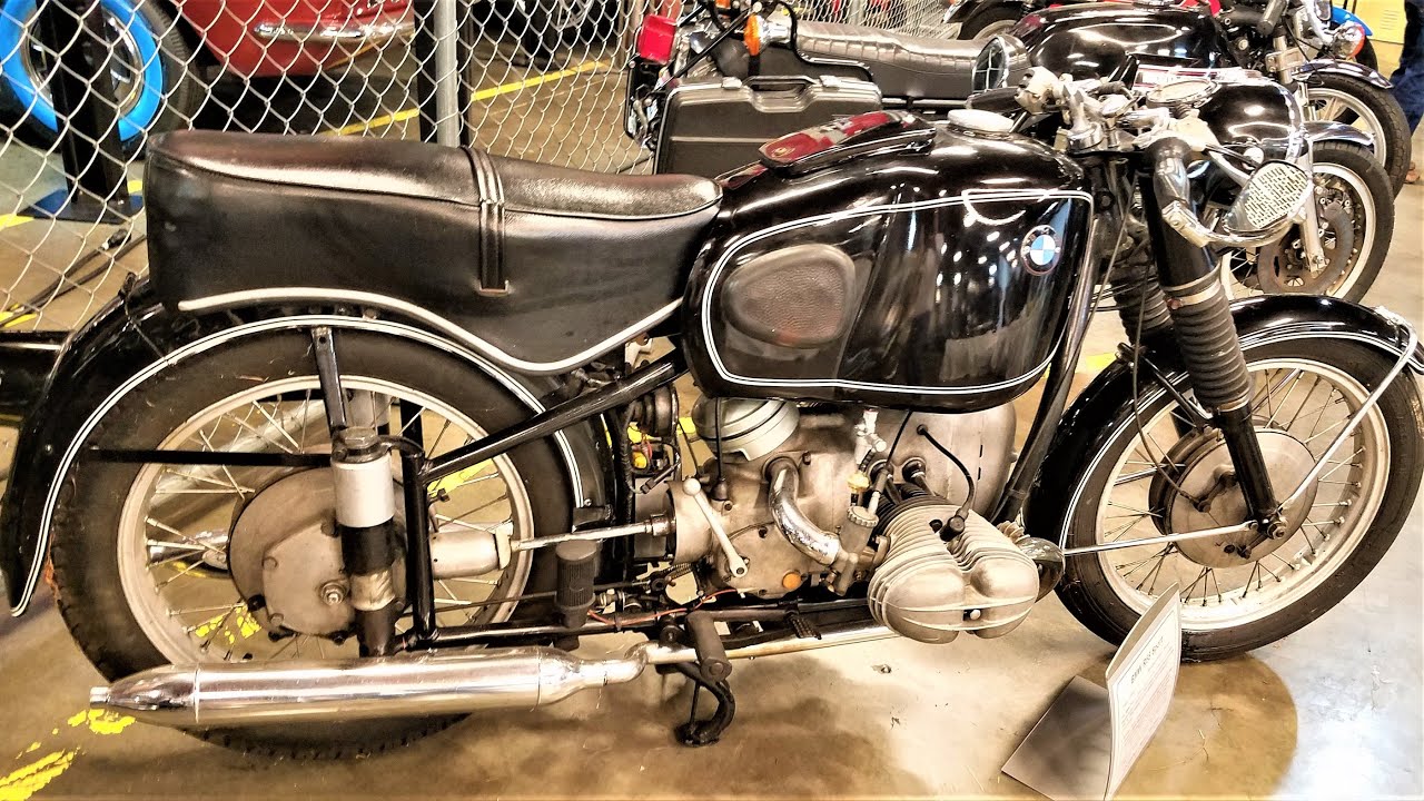 1952 BMW R68 Sport 600cc Classic Vintage motorcycle Close-up View