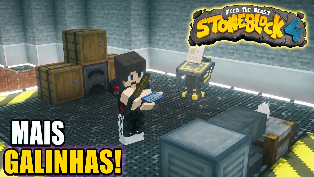 🛑 STONEBLOCK EP8! AS SUPER GALINHAS! !host