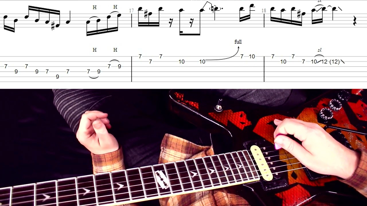 Играем соло из Intro AC/DC - Soul Stripper! Разбор.