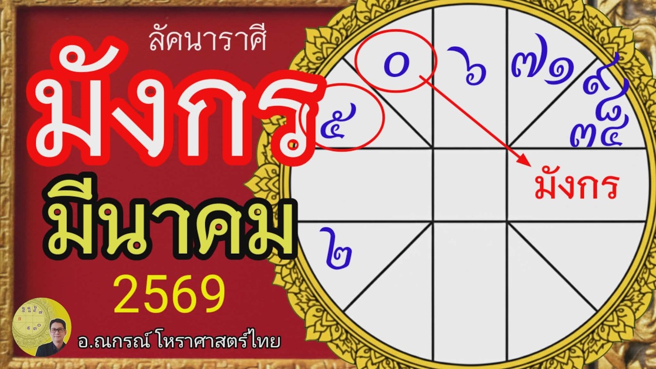 ลัคนาราศีมังกร ดาว3ดวงย้ายราศี มีนาคม2569