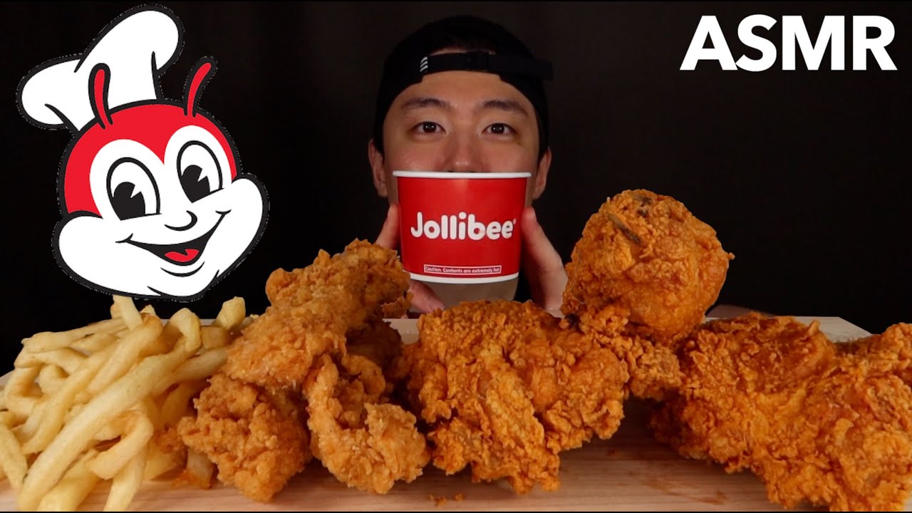 ASMR MUKBANG Jollibee: The Only Contender That Can Rival Popeyes | KevSMR