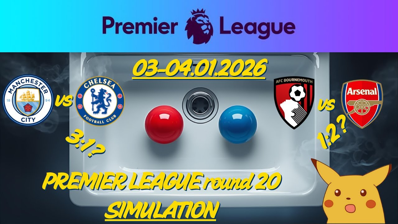 PREMIER LEAGUE Round 20 Predictions! 🏴󠁧󠁢󠁥󠁮󠁧󠁿 The Dice Decides the Winner! 🎲⚽