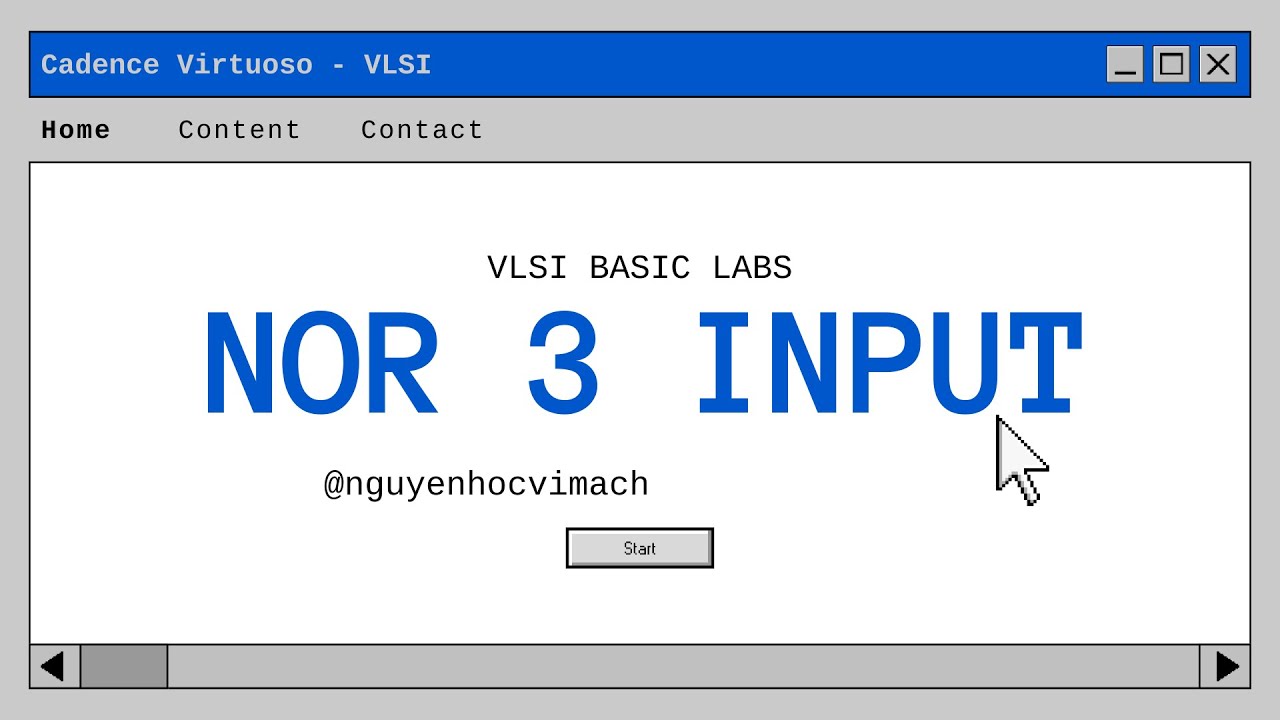 VLSI 16 | NOR 3 input | CADENCE VIRTUOSO