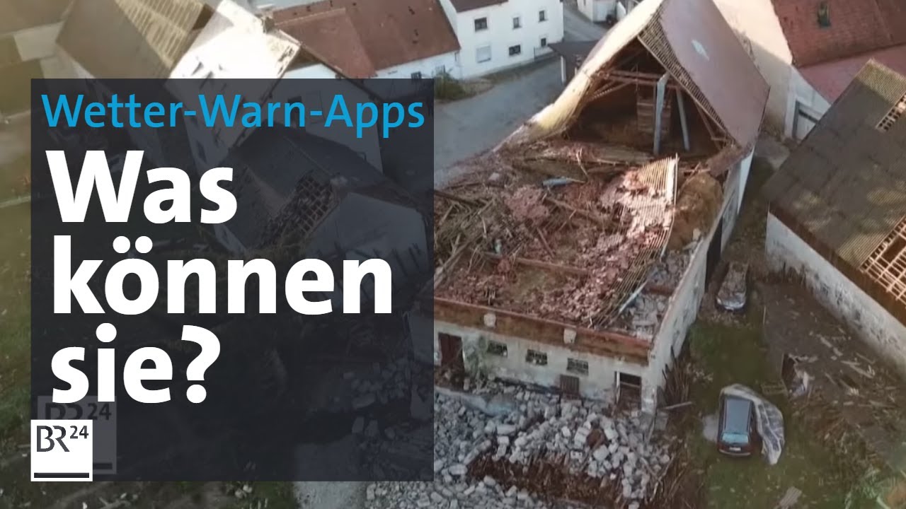 Schutz gegen Unwetter? So gut sind Wetter-Warn-Apps | Abendschau | BR24