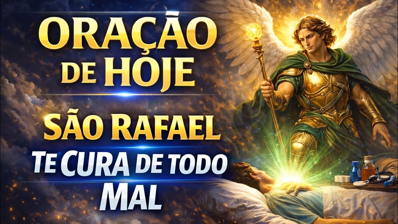 ORAÇÃO DE HOJE: SÃO RAFAEL TE CURA DE TODO MAL | TERÇO 🙏✨️
