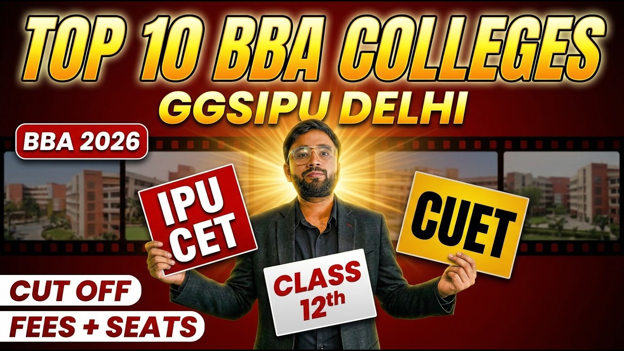 Best BBA Colleges in Delhi 2026 😱 GGSIPU Cutoff, Fees & Seats Explained