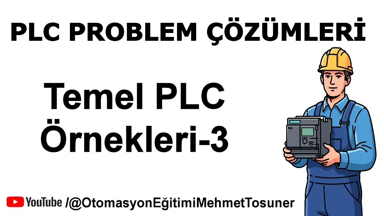 Temel PLC Örnekleri-3 #elektrik #otomasyon #plc #tiaportal #s71200 #s71500