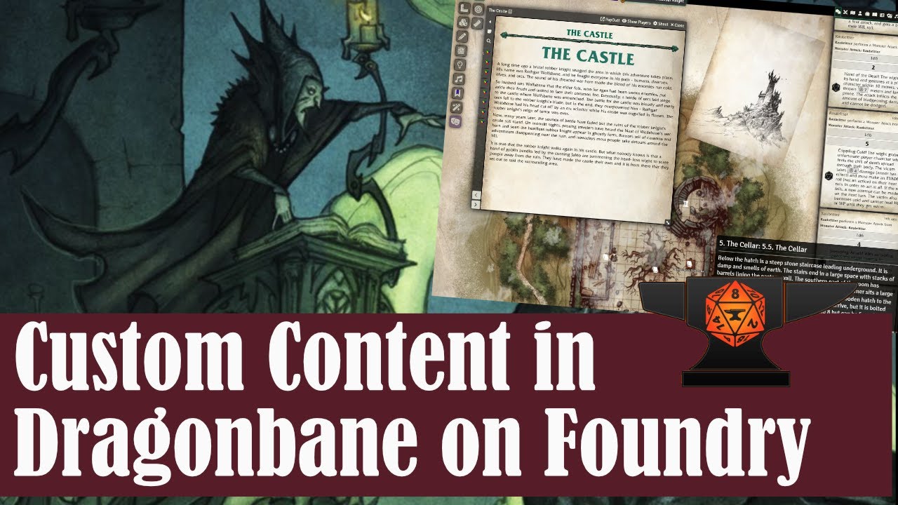 Foundry VTT + Dragonbane: интеграция пользовательского контента