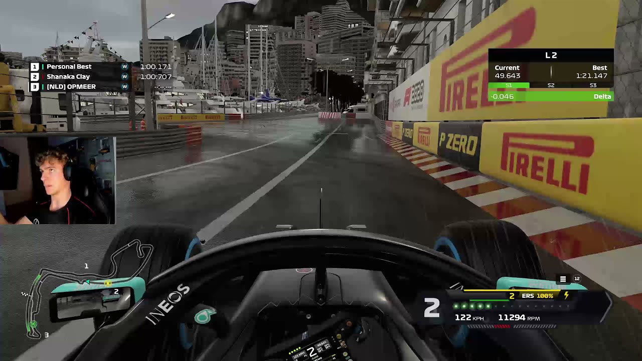 F1 2020 World Record Monaco Full Wet By 6 Tenths