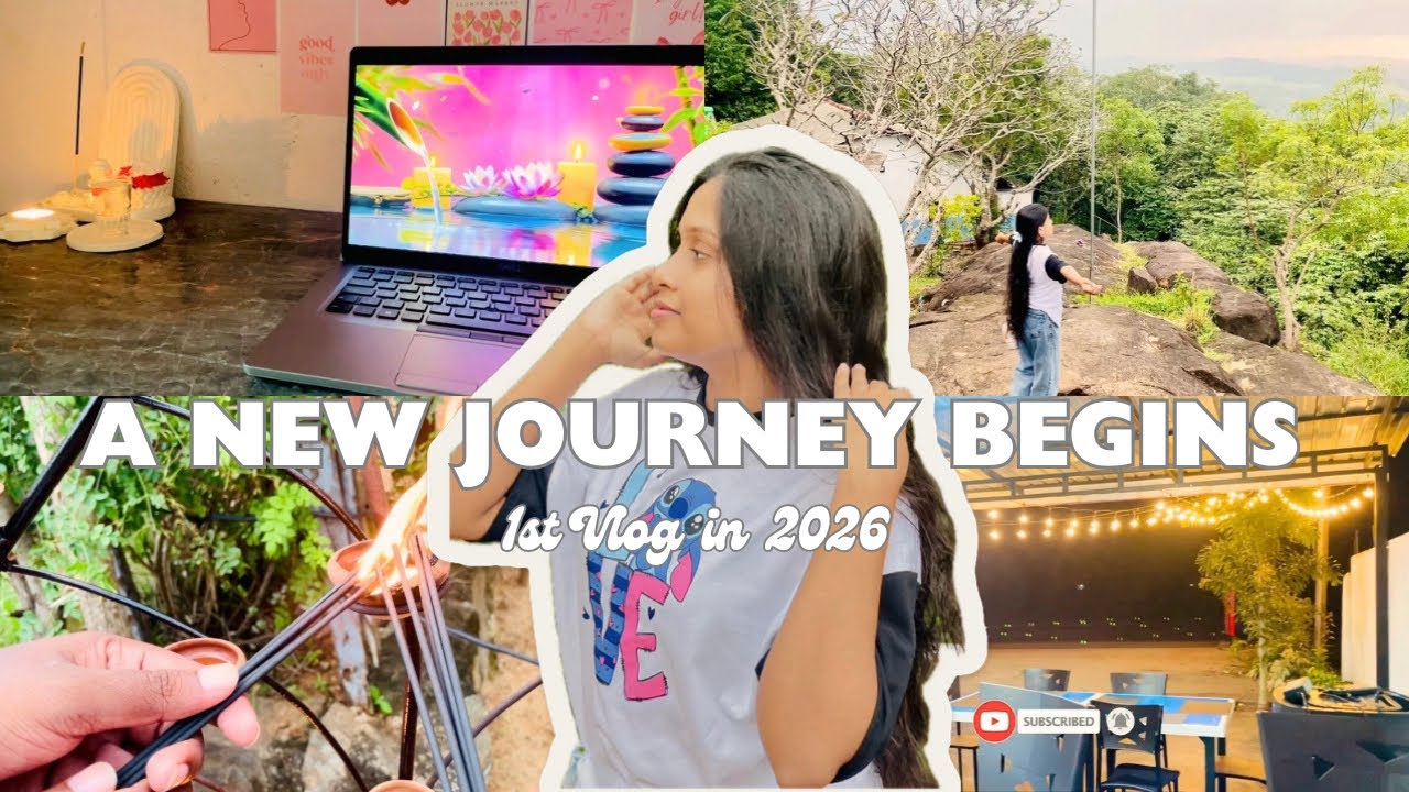 Happy new year | Positive විදිහට වැඩ පටන් ගමු ❤️| 2026 1st vlog |my new business |travel #vlog #2026