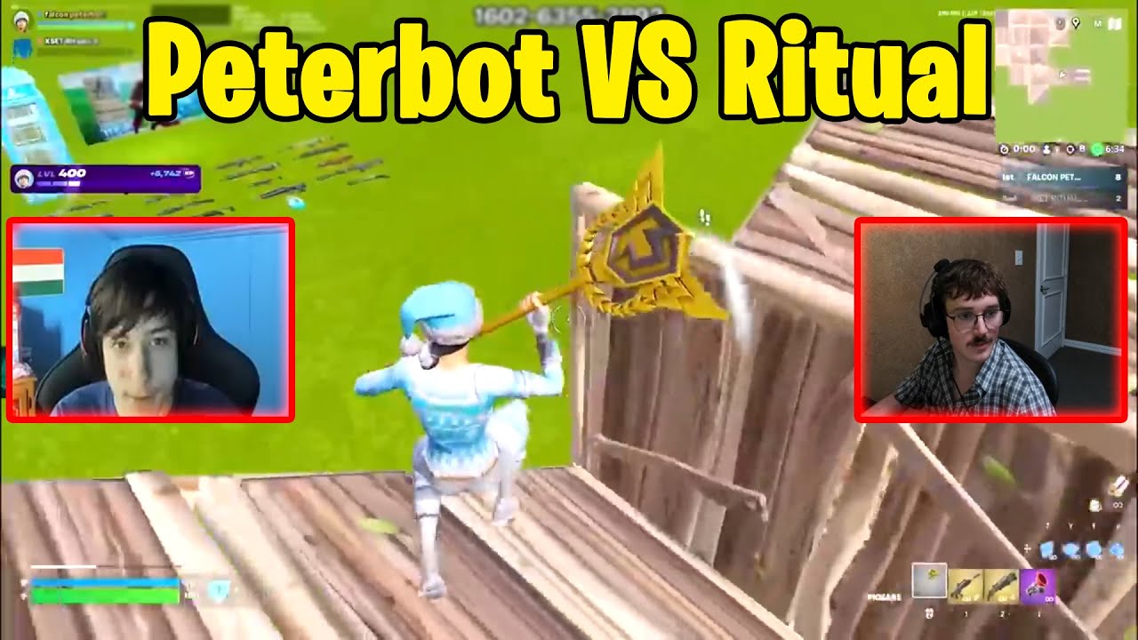 Peterbot VS Ritual 1v1 Buildfights #fortnite #peterbot