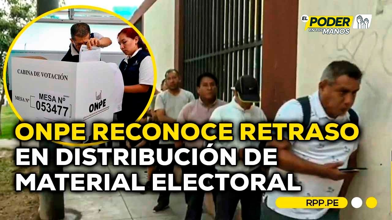ONPE admite fallas en distribuci&oacute;n de material electoral #EleccionesxRPP