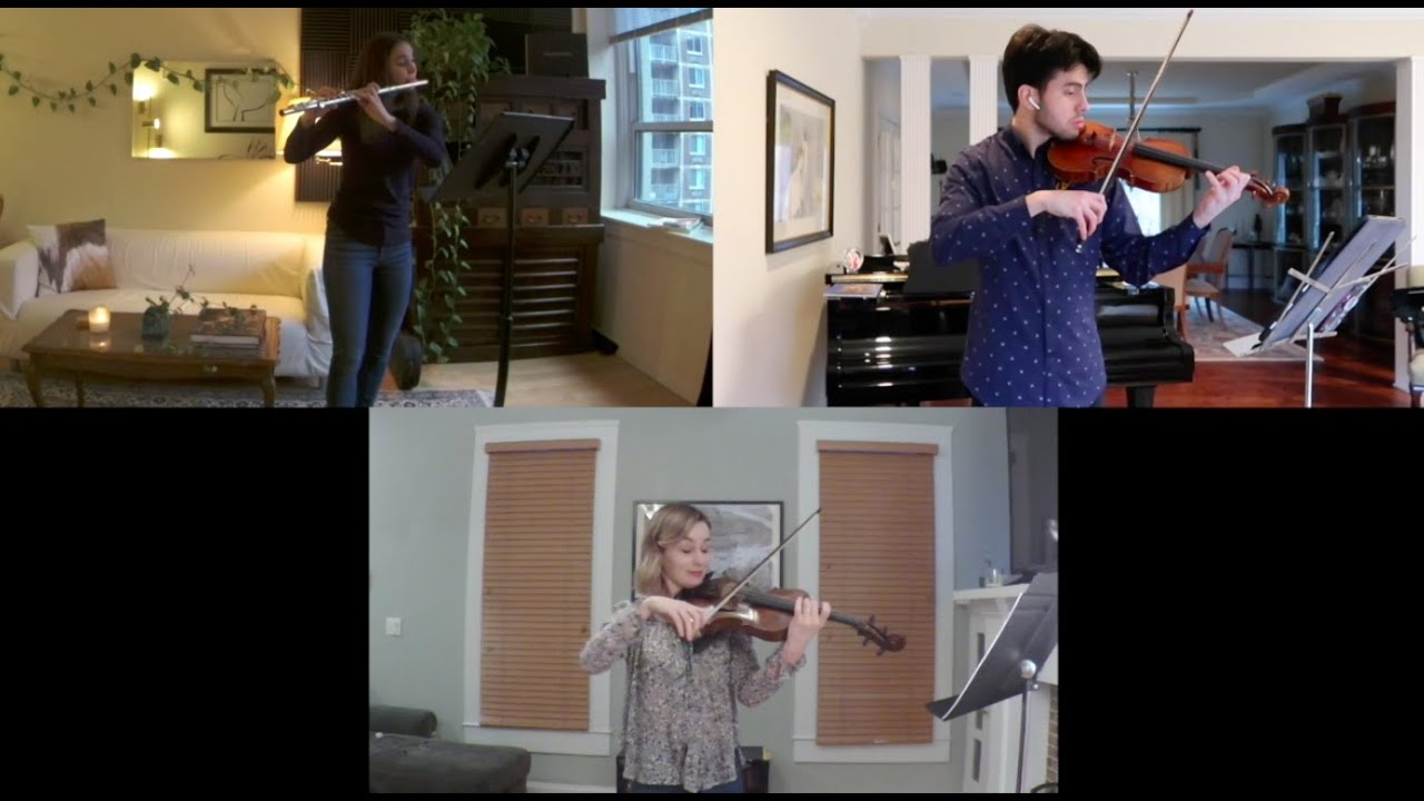 Beethoven - Serenade for Flute, Violin and Viola (Leah Ferguson, Olivia Staton, Jeremias Velazquez