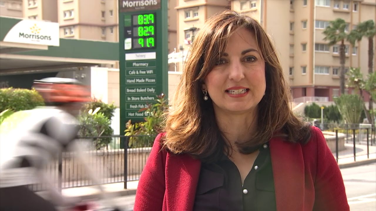 Petrol prices in Gibraltar fall to under a £1 per litre as the global oil industry tanks