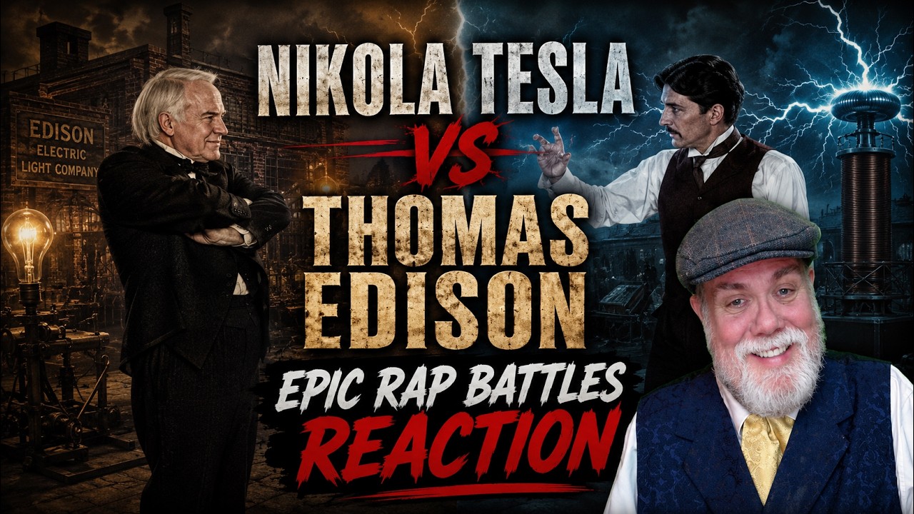 NikolaTesla vs Thomas Edison | Epic Rap Battles of History Reaction