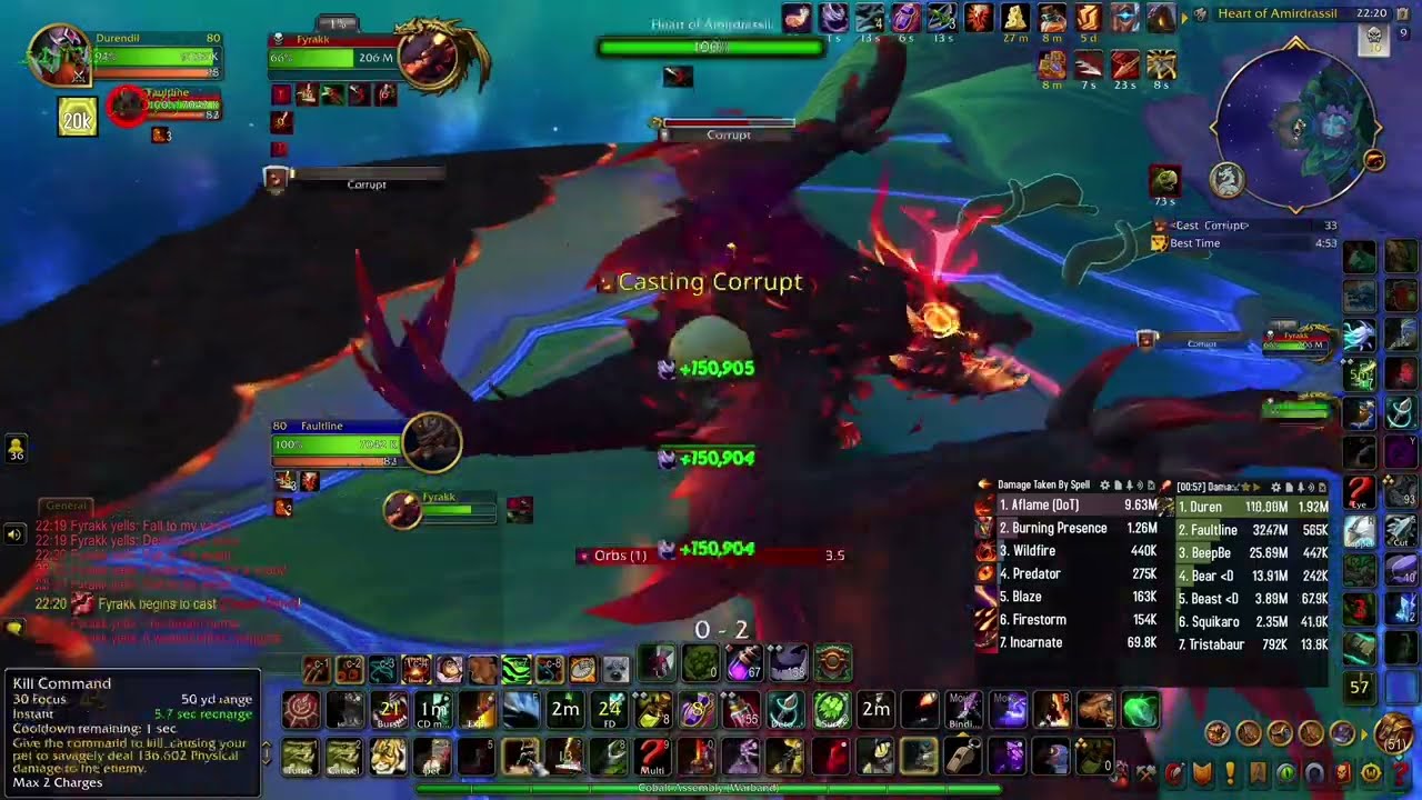Hunter solo - Durendil vs Heroic Fyrakk