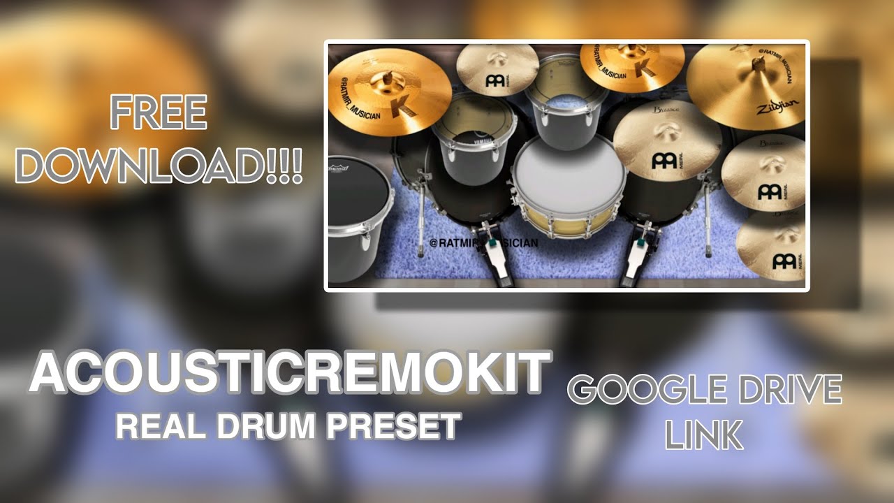 ACOUSTICREMOKIT PRESET REAL DRUM (FREE DOWNLOAD)
