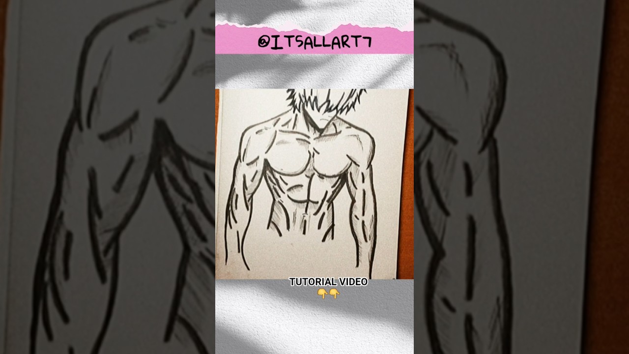 drawing male body 