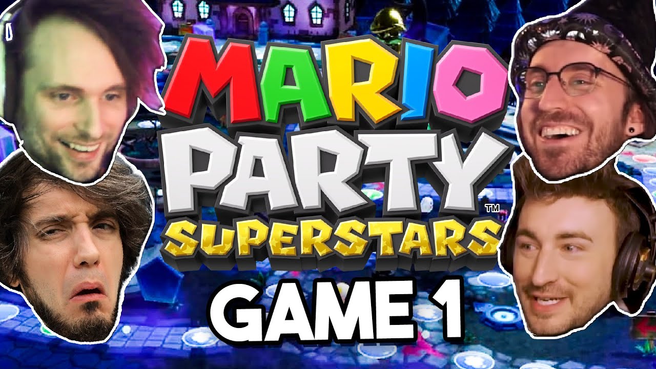 Mario Party Superstars w/ Brutalmoose, Peanubuttergamer and Yungtown - GAME 1