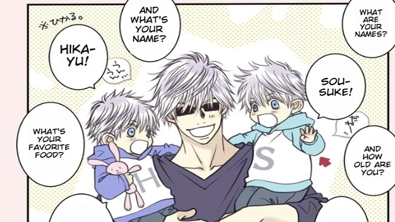 Jujutsu Kaisen Gojo Satoru and Children Funny Comics Dub   | Hilarious Comic Dub #GojoHime